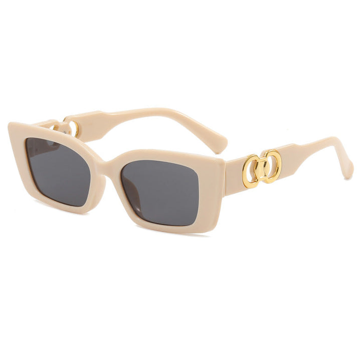 Women's fashionable square sunglasses with glamorous accents Kalsten