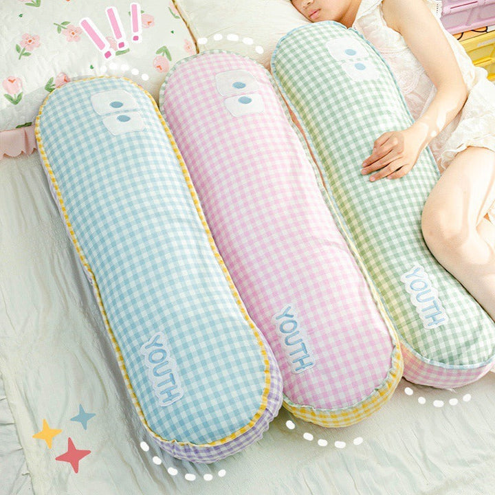Cushion roll with playful design Kalsten