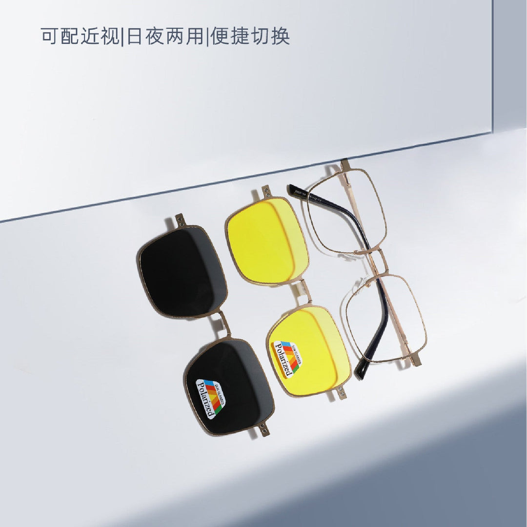 Women's versatile, fashionable sunglasses with interchangeable polarizing lenses Kalsten
