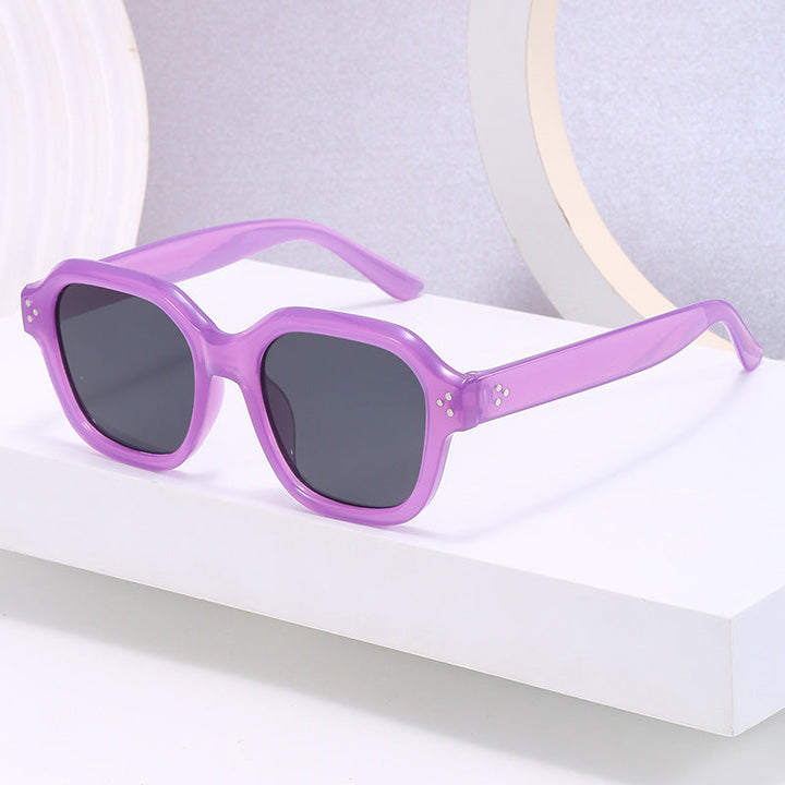 Ladies fashionable square sunglasses with mirrored lenses Kalsten
