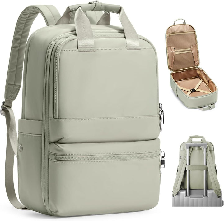 Travel backpack with integrated laptop compartment and organizer Kalsten