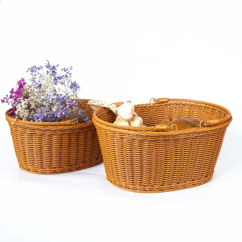 Ladies Handmade Woven Shopping Basket Kalsten