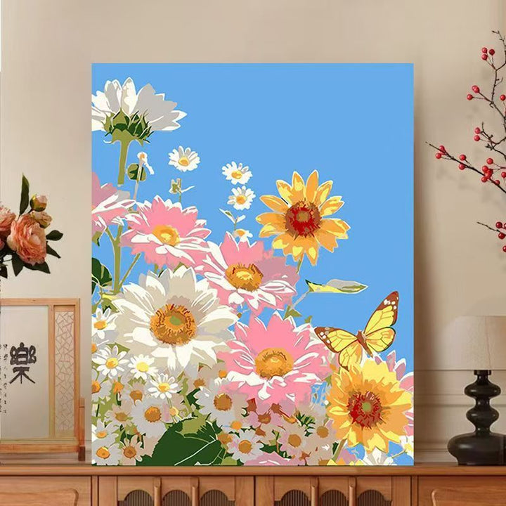 Floral Impressionist Canvas Art Print Kalsten