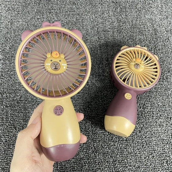 Unisex Portable Mini Hand Fan with Ergonomic Grip and USB Charging Function Kalsten