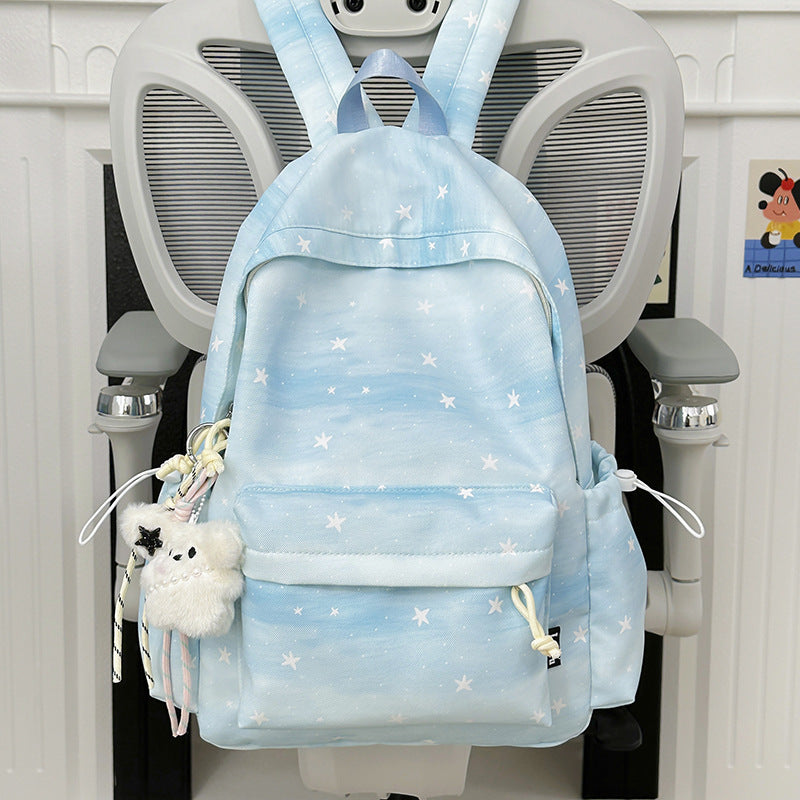 Adorable Star-Patterned School Backpack
