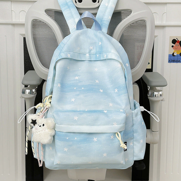 Adorable Star-Patterned School Backpack