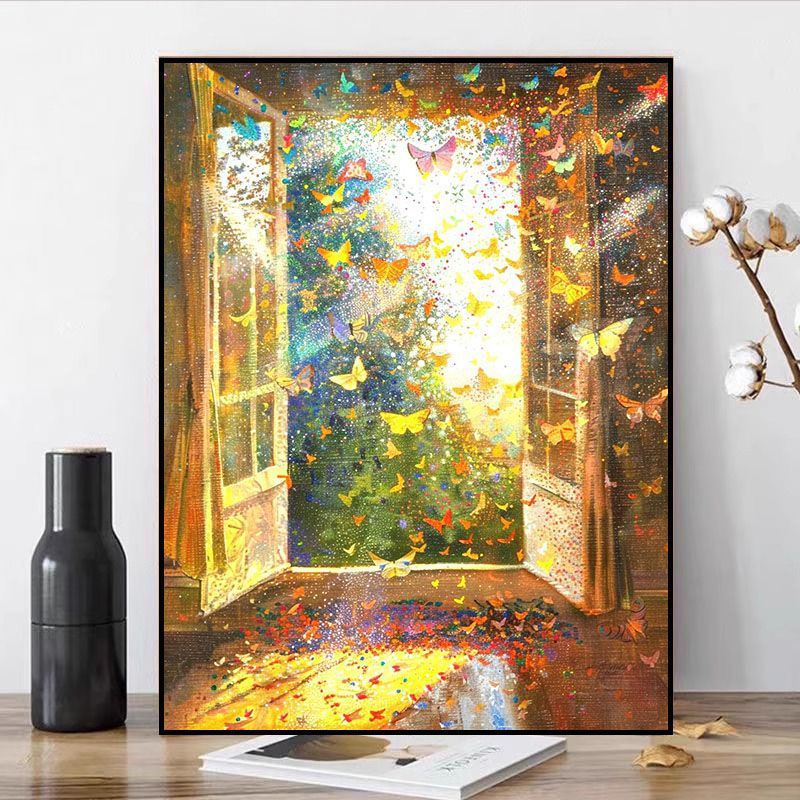 Butterfly-Inspired Dreamy Canvas Art Kalsten