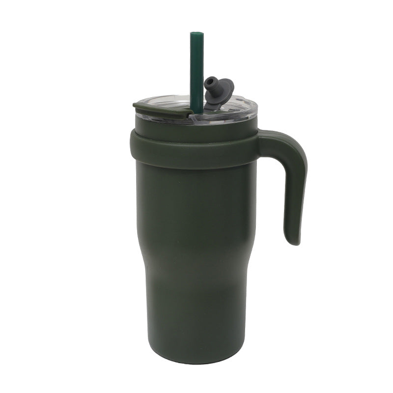 Unisex drinking cup with straw Kalsten