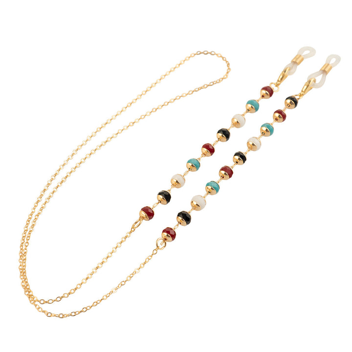 Colorful Crystal Decorative Eyewear Chain Kalsten