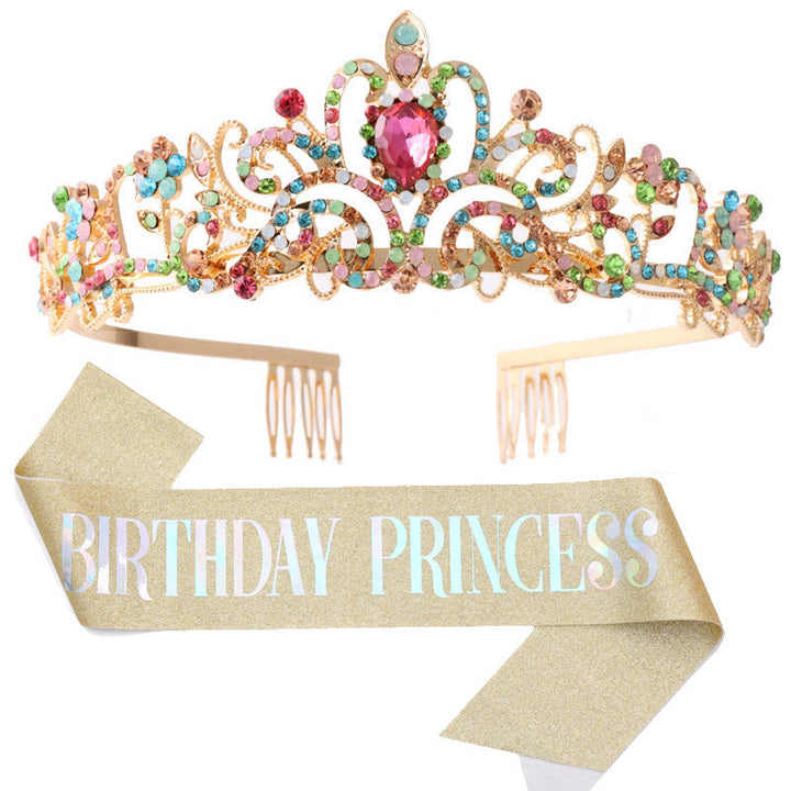 Women's Birthday Sash with Glitter Design Kalsten