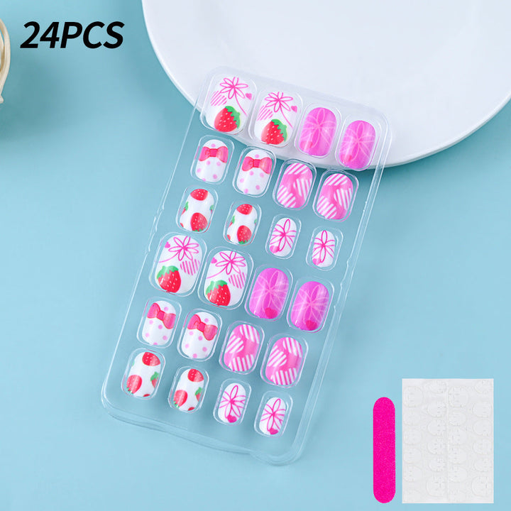 Themed Summer Beach Nail Art Press-On Nails Kalsten