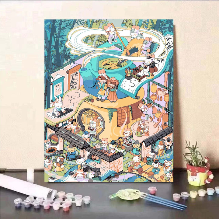 Scenic Landscape Paint by Numbers Kit Kalsten