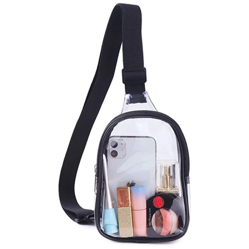 Practical Transparent Cosmetic Shoulder Bag Kalsten