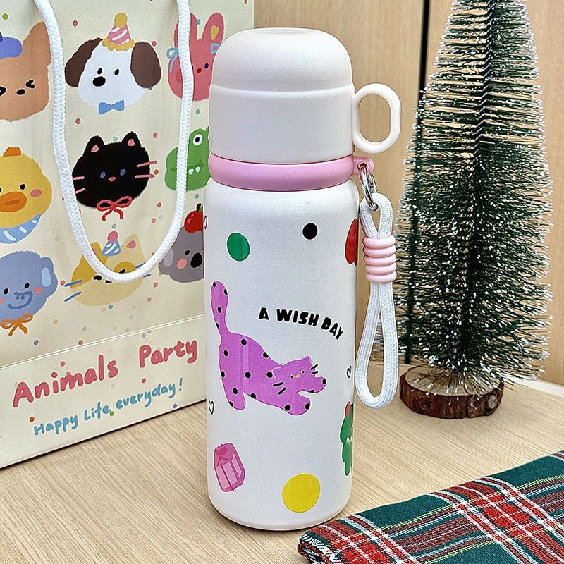 Women's insulated bottle with cheerful polka dot pattern Kalsten