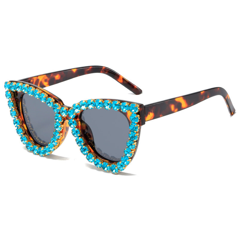 Women’s extravagant oversized sunglasses with crystal embellishments Kalsten