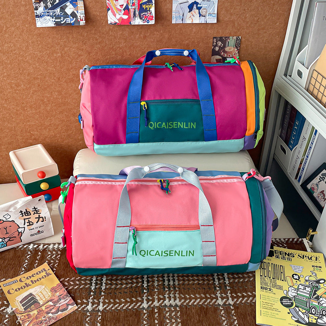 Sporty Fitness Duffel Bag with Multiple Compartments Kalsten