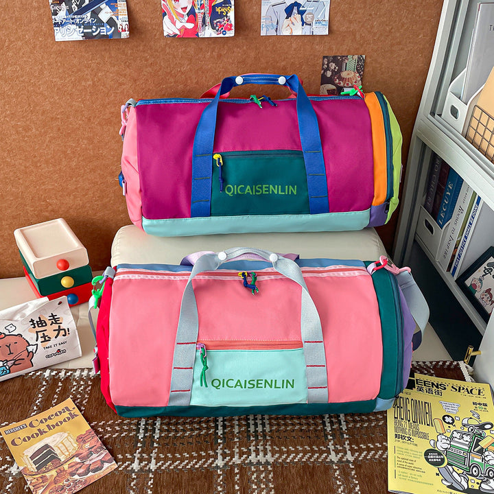 Sporty Fitness Duffel Bag with Multiple Compartments Kalsten