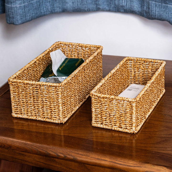 Ladies Rectangular Natural Basket Area Kalsten