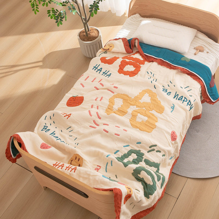 Women's bedspread with cute animal and fairy tale motif Kalsten