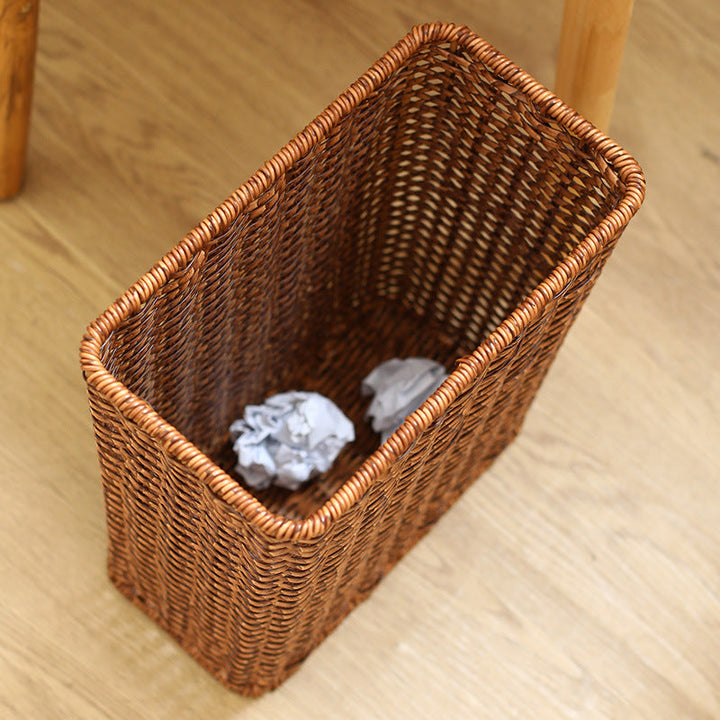 Unisex Rectangular Storage Basket made of handwoven material Kalsten