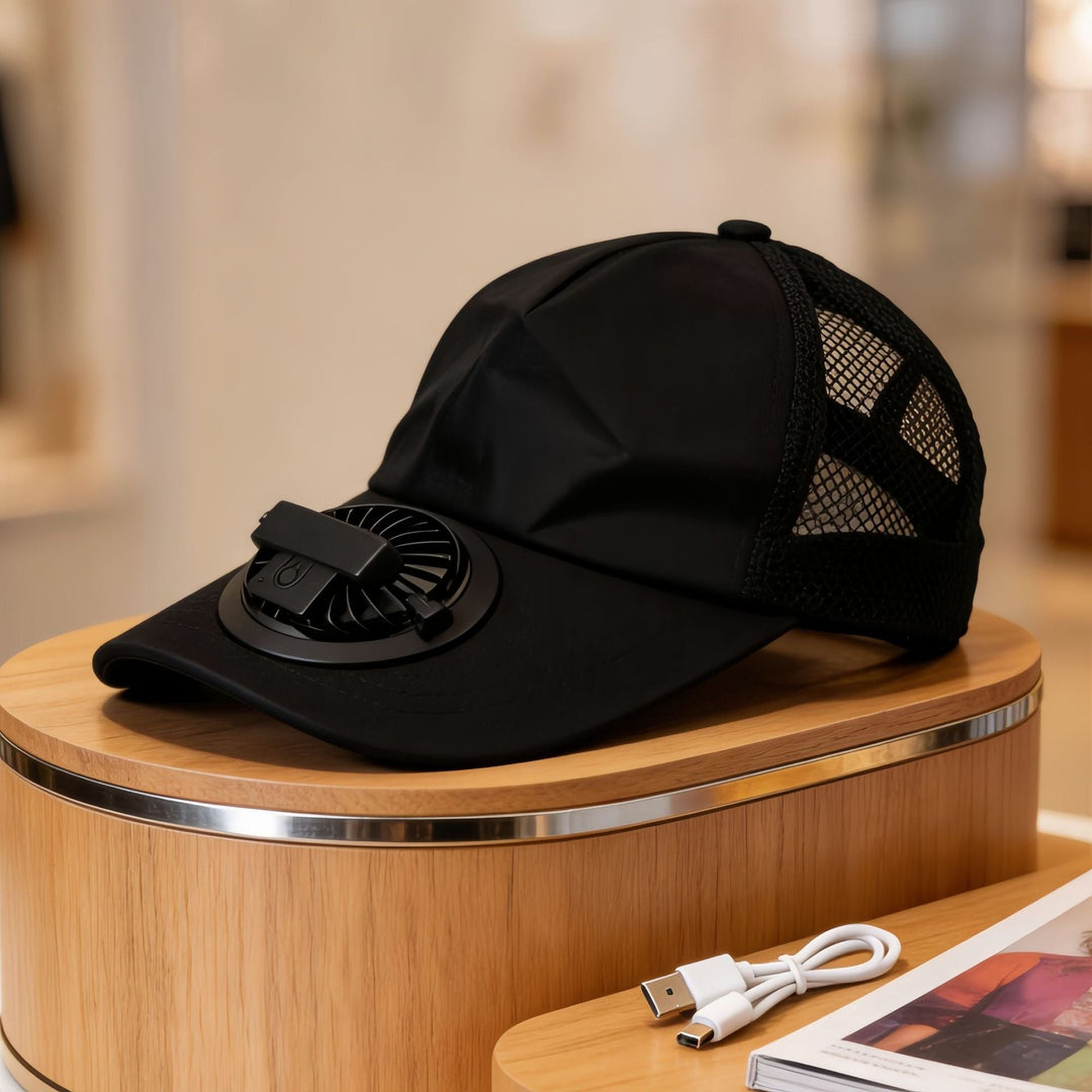 Unisex cap with integrated fan Kalsten