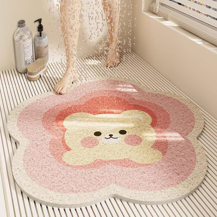Floral Shaped Bath Mat Kalsten