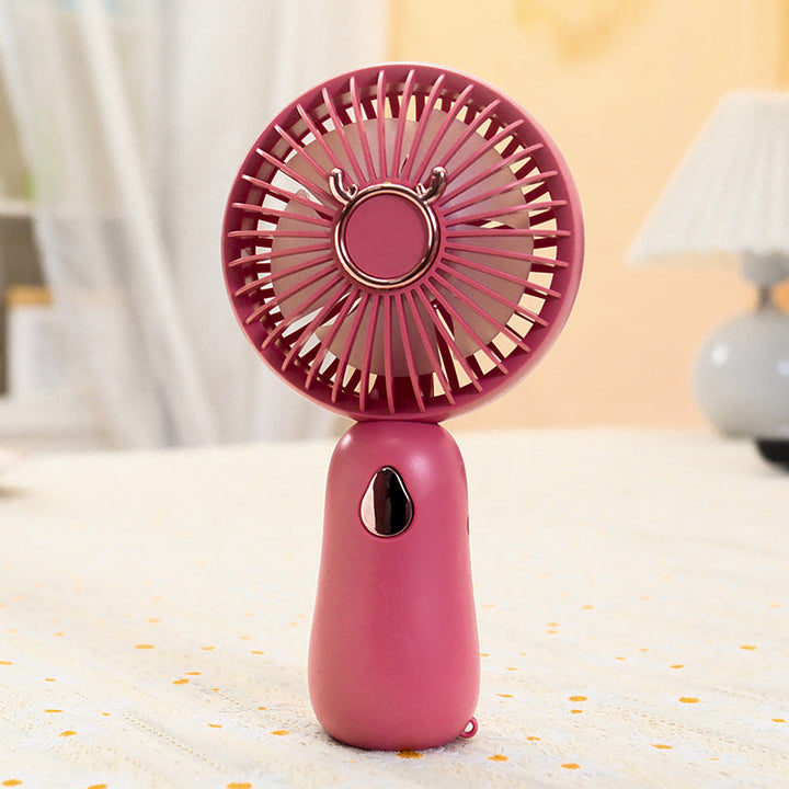 Women's Portable Mini Hand Fan with USB Charging Function Kalsten