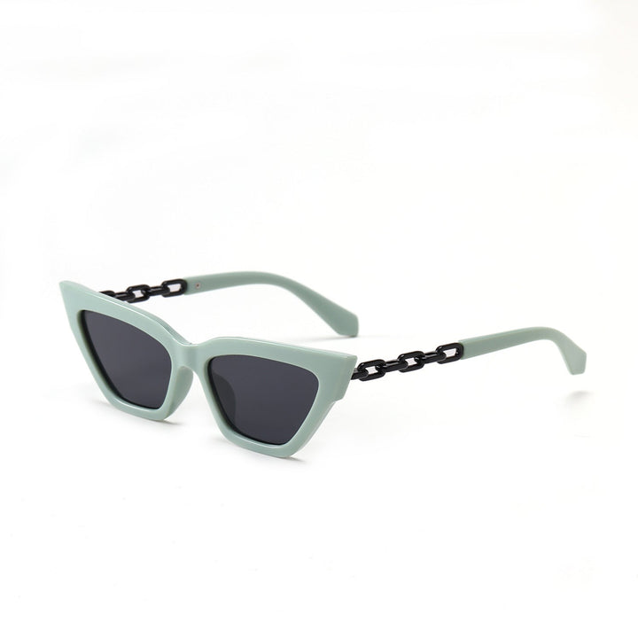 Women's Cat-Eye Sunglasses with Luxurious Chain Frame Kalsten