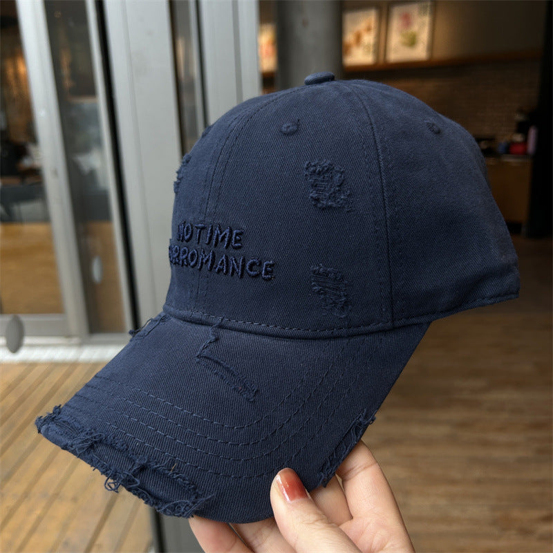 Women's Distressed Cotton Baseball Cap Kalsten