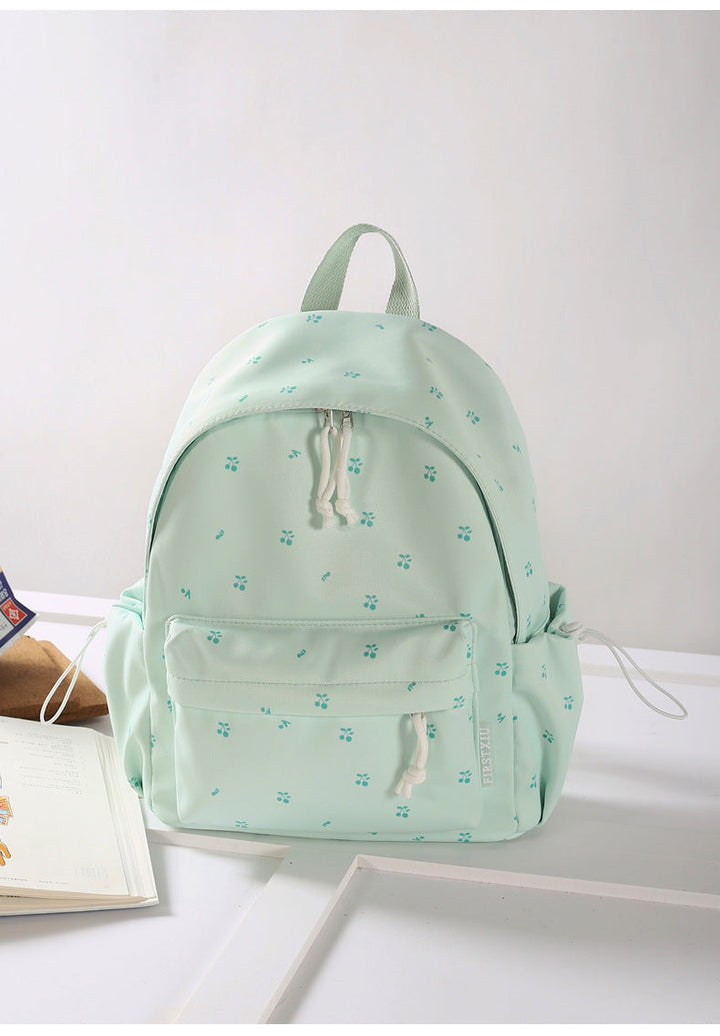 Floral Patterned Lightweight School Backpack