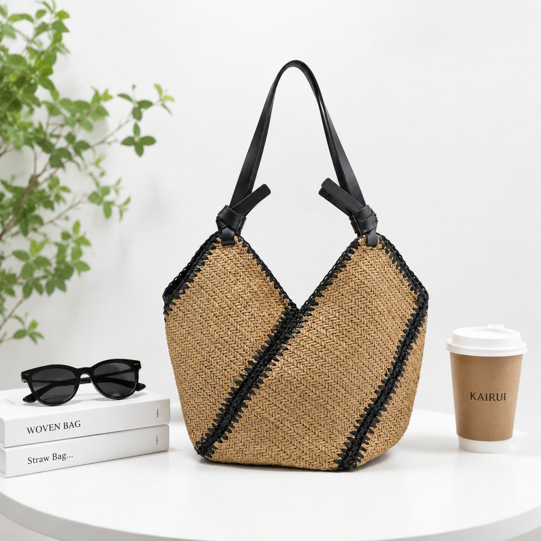 Trendy and Handmade Tote Bag Made from Natural Material Kalsten