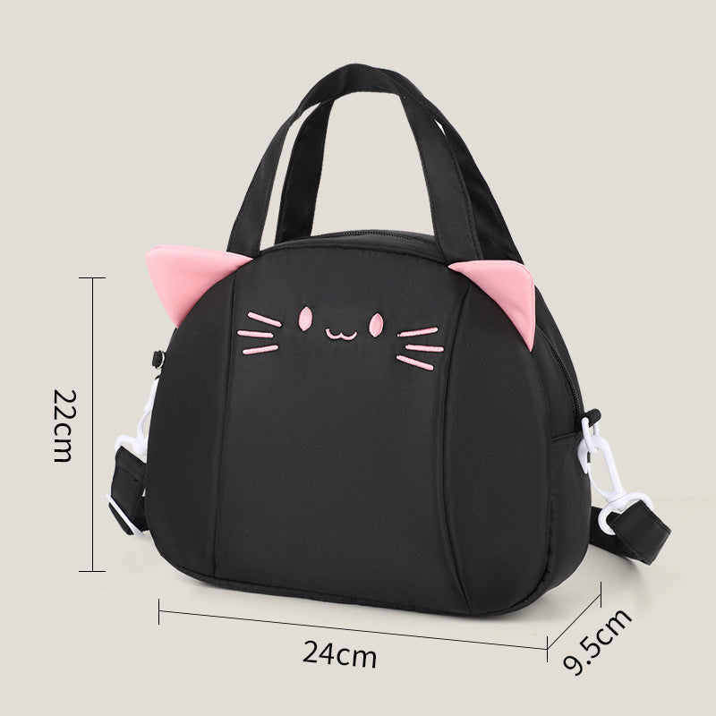 Funny Cat Motif Shoulder Bag Kalsten