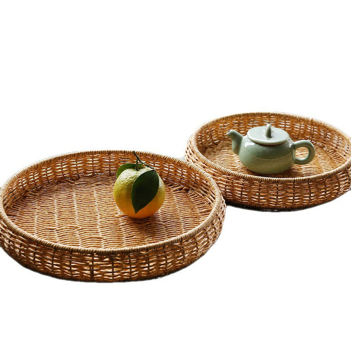 Handwoven Decorative Serving Tray Kalsten 1783754312