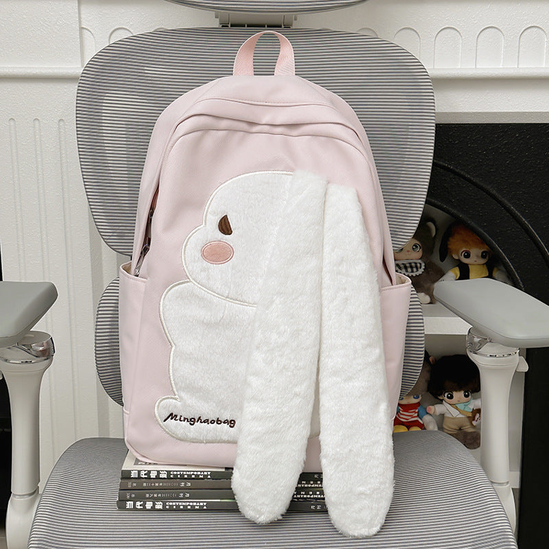 Cute Bunny-Themed School Backpack