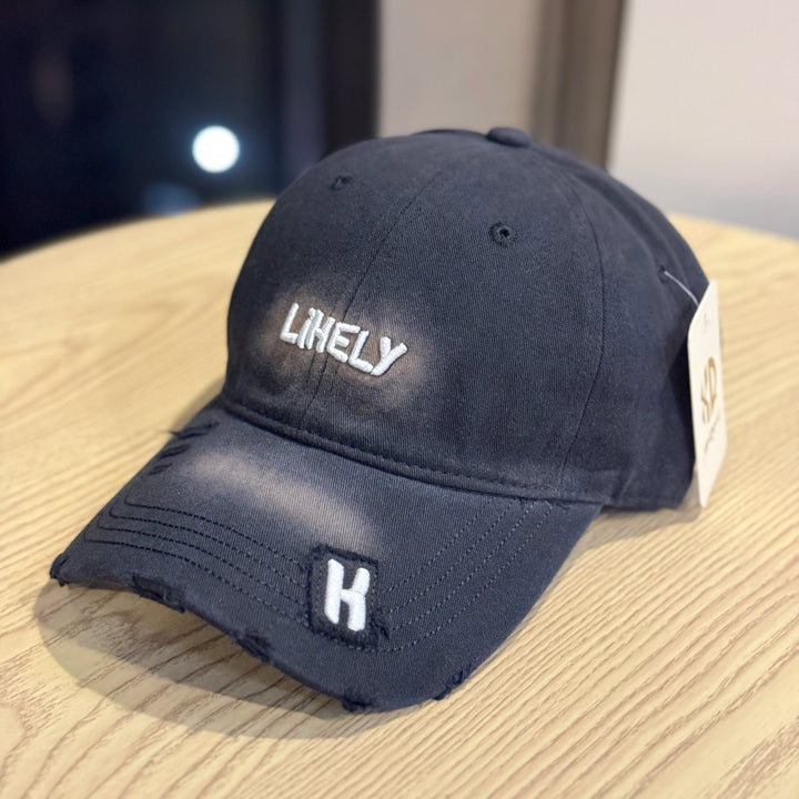 Women's Distressed Embroidered Baseball Cap Kalsten