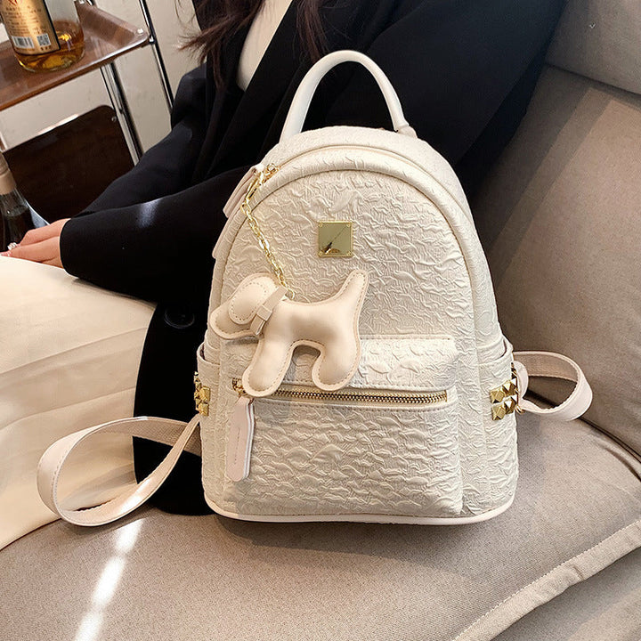 Textured Mini Backpack Kalsten