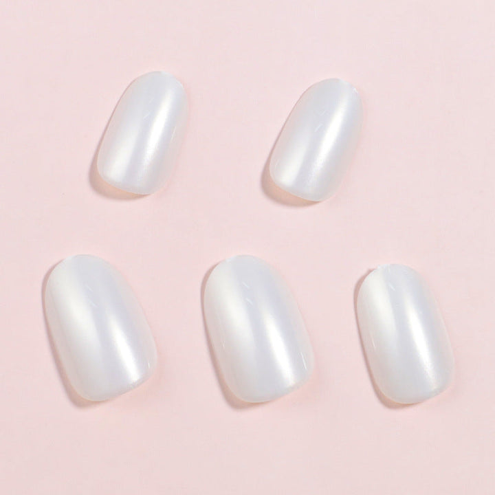 Glossy French Press-On Nail Set with Elegant Finish Kalsten