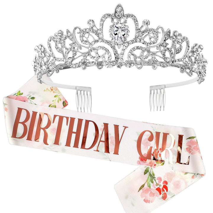 Women's Festive Crown with Elegant Sash Kalsten