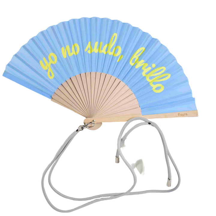 Ladies Designer Hand Fan with Personal Inscription Kalsten