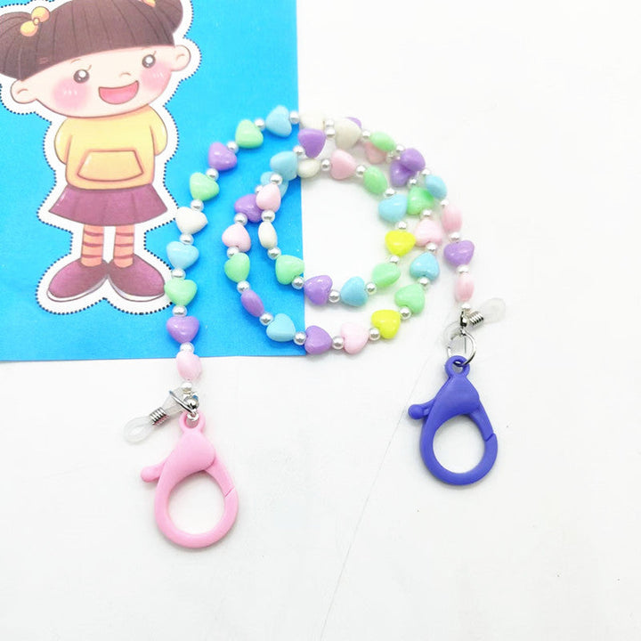 Trendy necklace with heart beads Kalsten