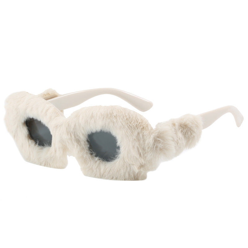 Women's fashionable sunglasses in trendy fleece design Kalsten