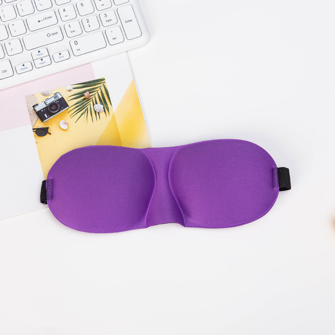 Unisex nan light-blocking travel mask with thermoformable nylon cover and wide comfort band Kalsten