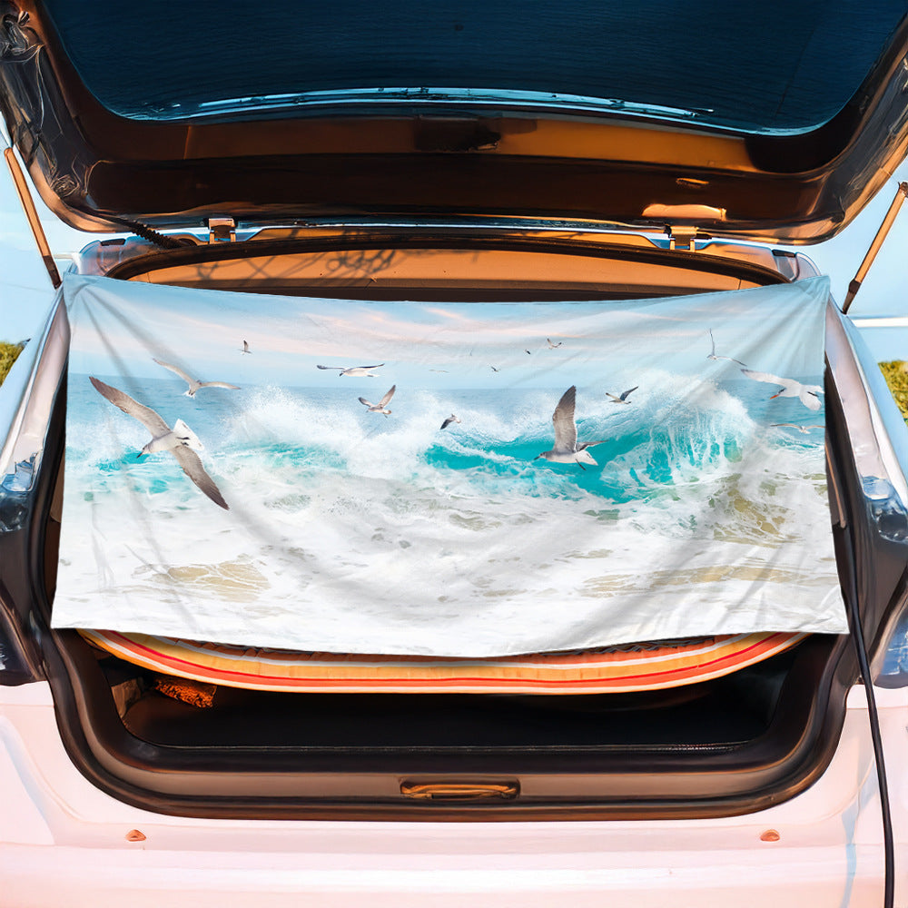 Luggage protection cover with maritime shell design Kalsten