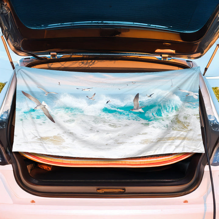 Luggage protection cover with maritime shell design Kalsten