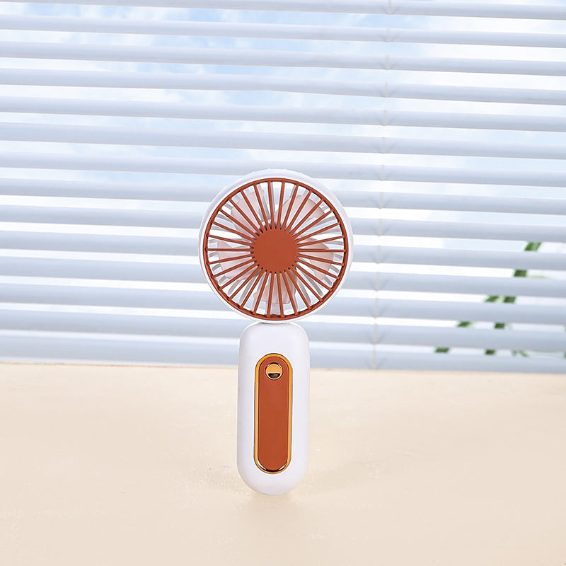 Unisex Portable Hand Fan with LED Display and Ergonomic Handle Kalsten