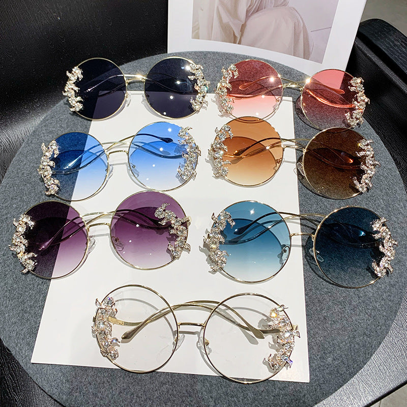 Women's fashion sunglasses with extravagant design and sparkling accents Kalsten