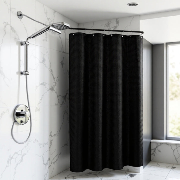 Textured Waterproof Shower Curtain Kalsten