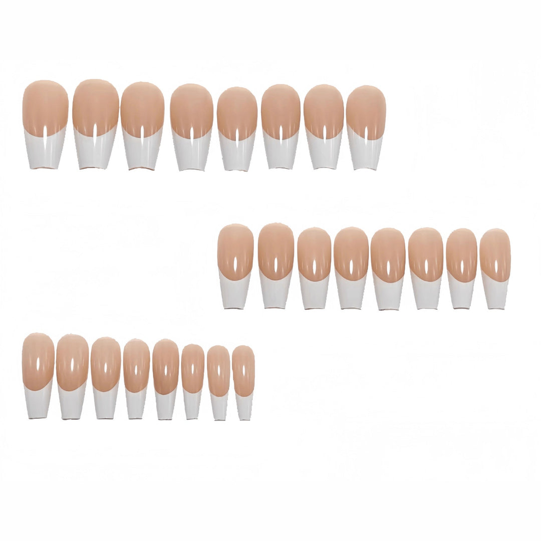 Artificial Nails in Elegant French Look Kalsten