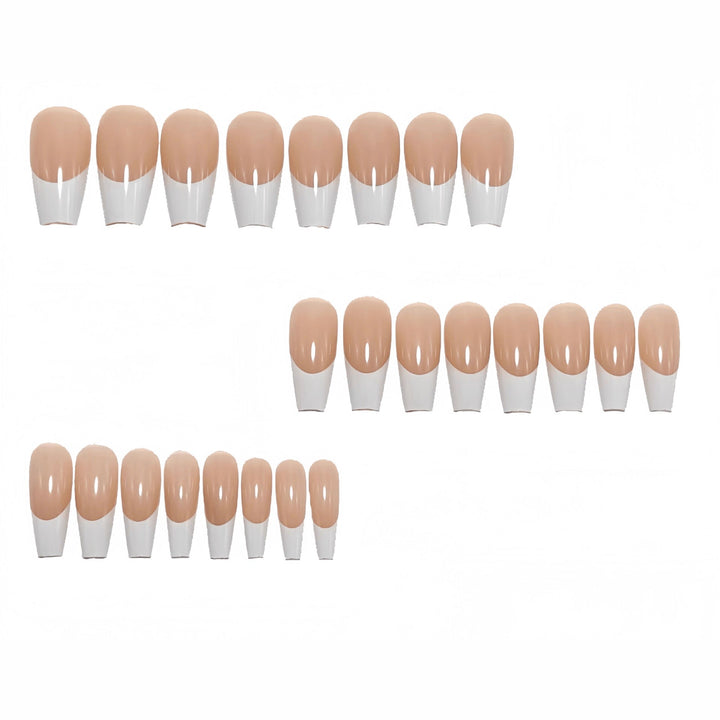 Artificial Nails in Elegant French Look Kalsten