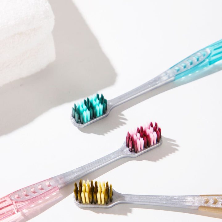 Ultra-Soft Triple-Head Bristle Toothbrush Set Kalsten